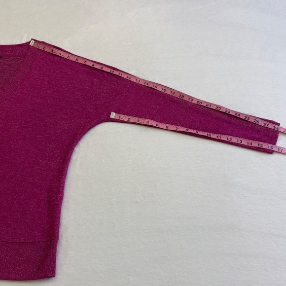 Buffalo David Button Ladies’ Super Soft Cozy V-Neck Long Sleeve, Pink Small NWT - Picture 9 of 13